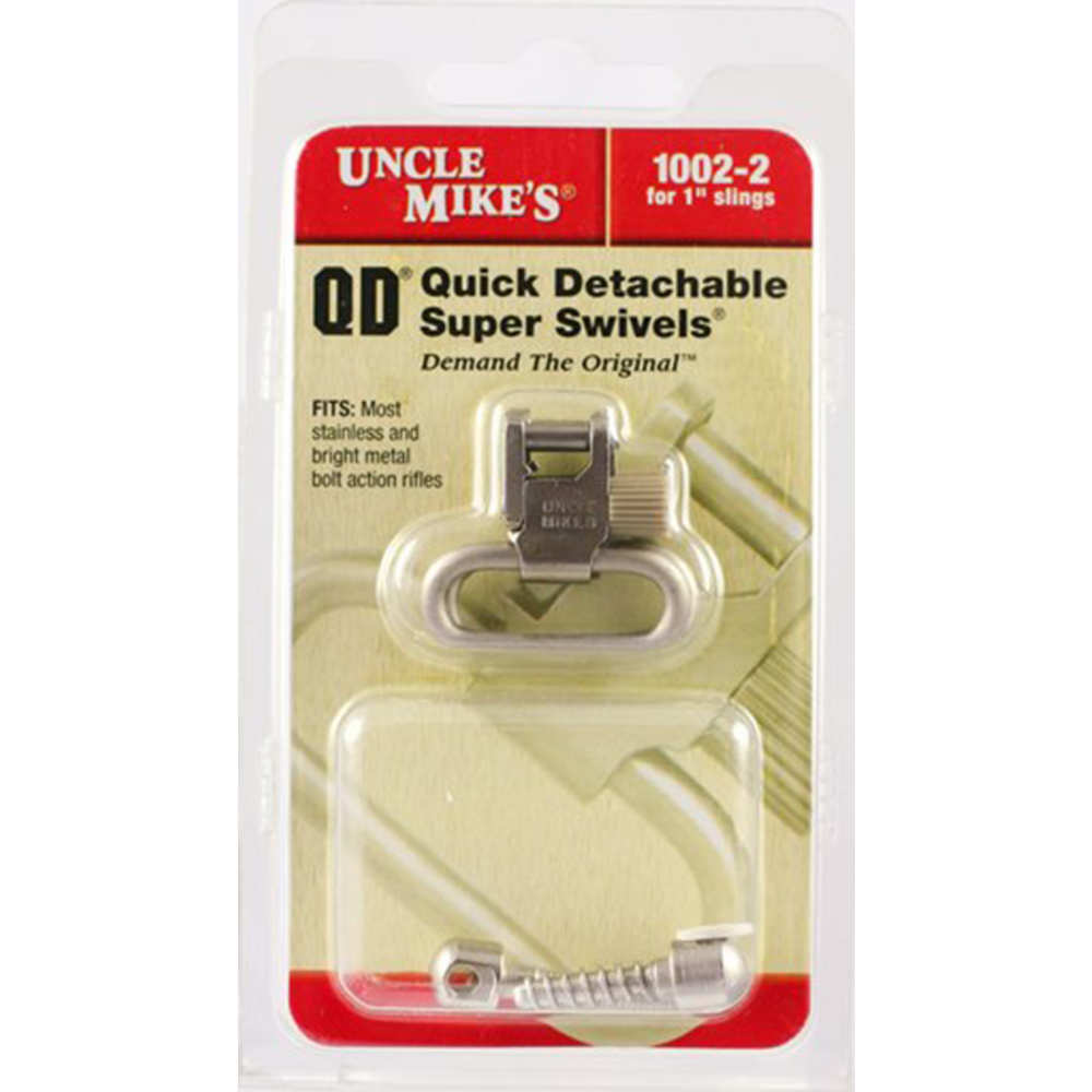 Slings Swivels Uncle Mikes Steel UNC MO1002-2 SLING SWIVELS QD 115 NKL • Model: Steel